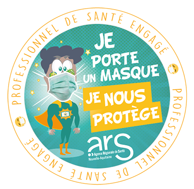 tampon courier prof sante engage masque 0